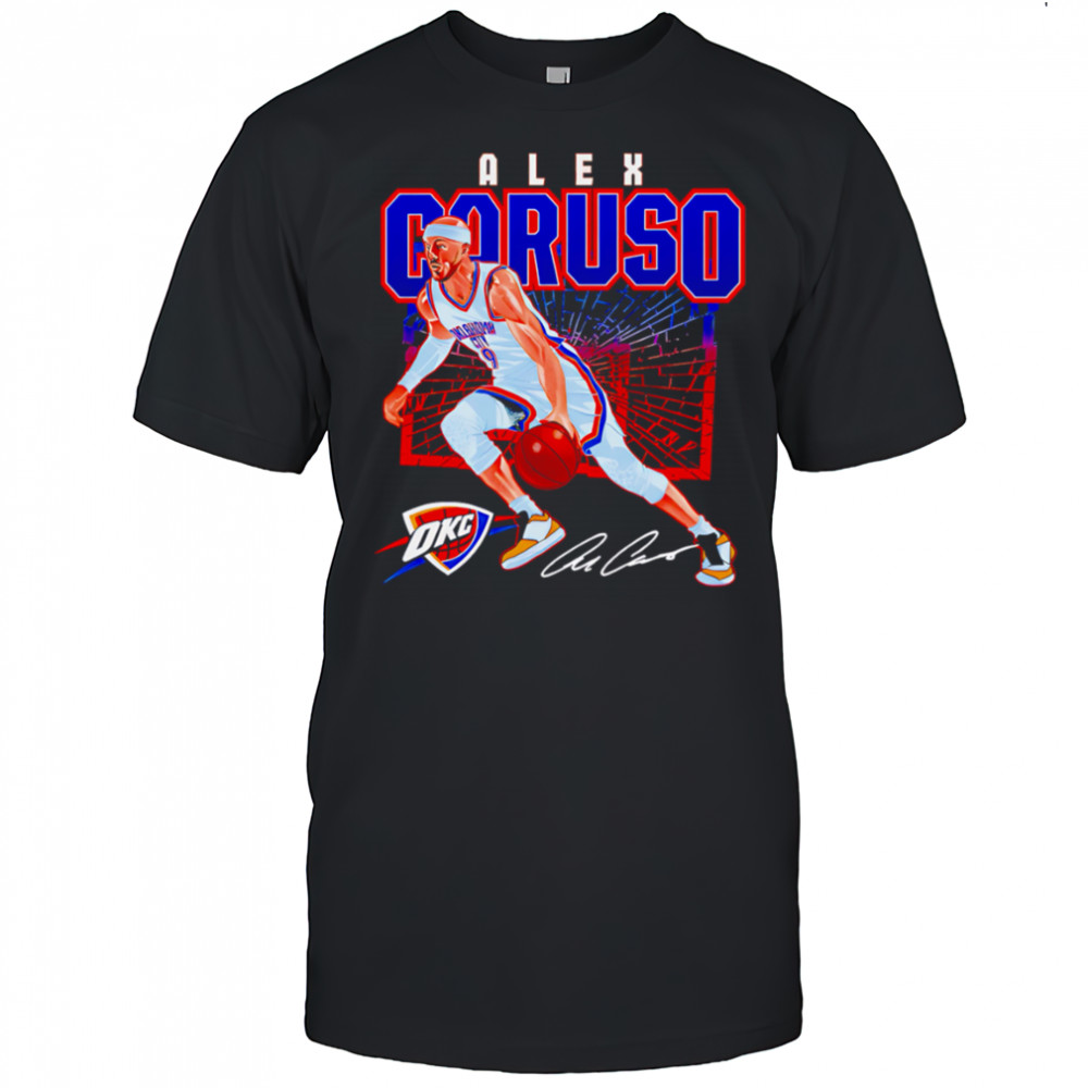 Alex Caruso Oklahoma City Thunder Shattered shirt