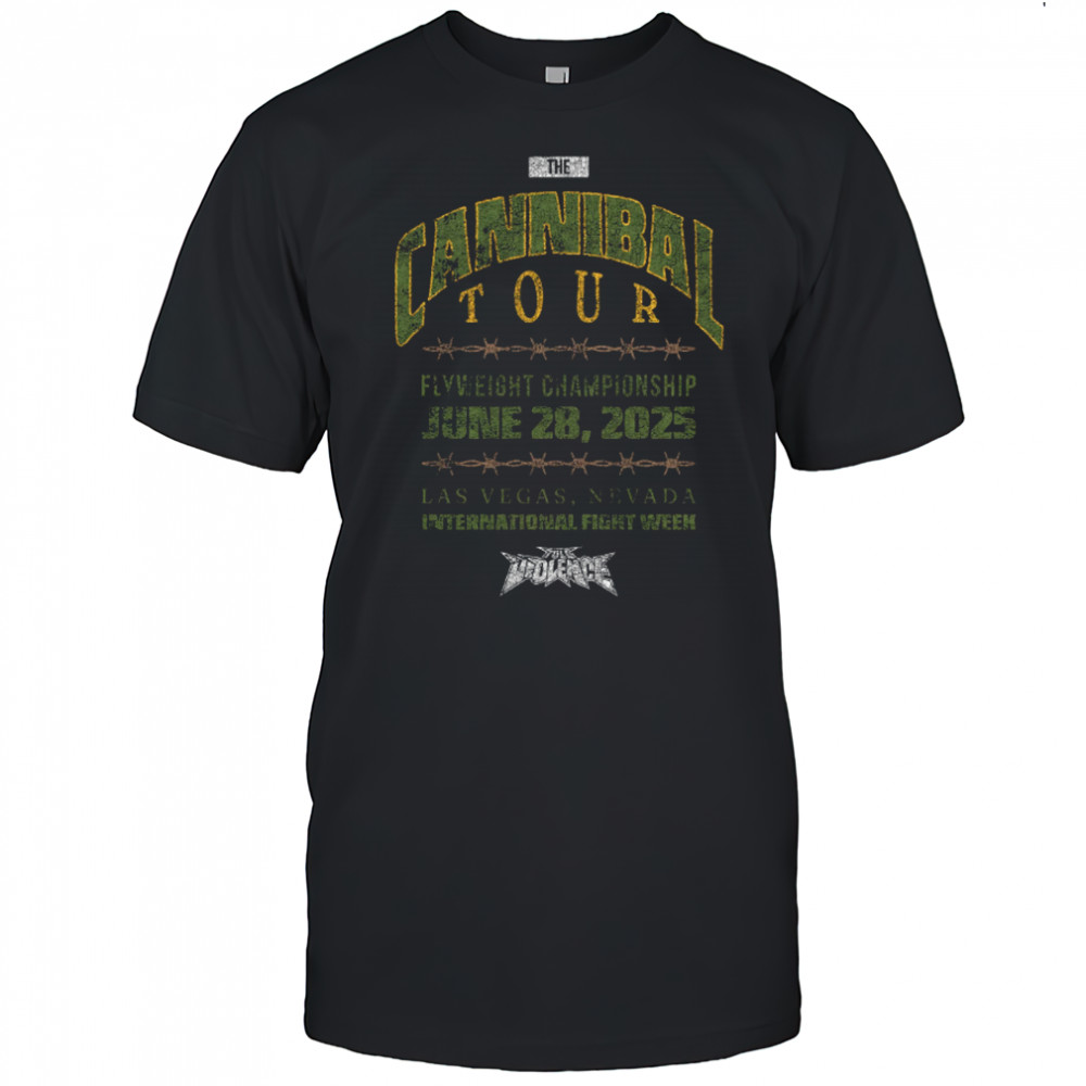 Alexandre Pantoja The Cannibal Tour 2025 T-Shirt