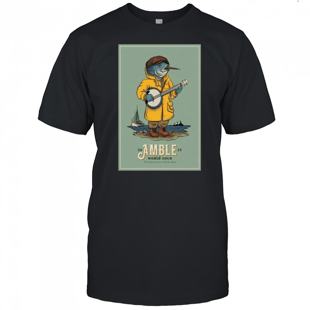 Amble World Tour 2025 Poster T-Shirt