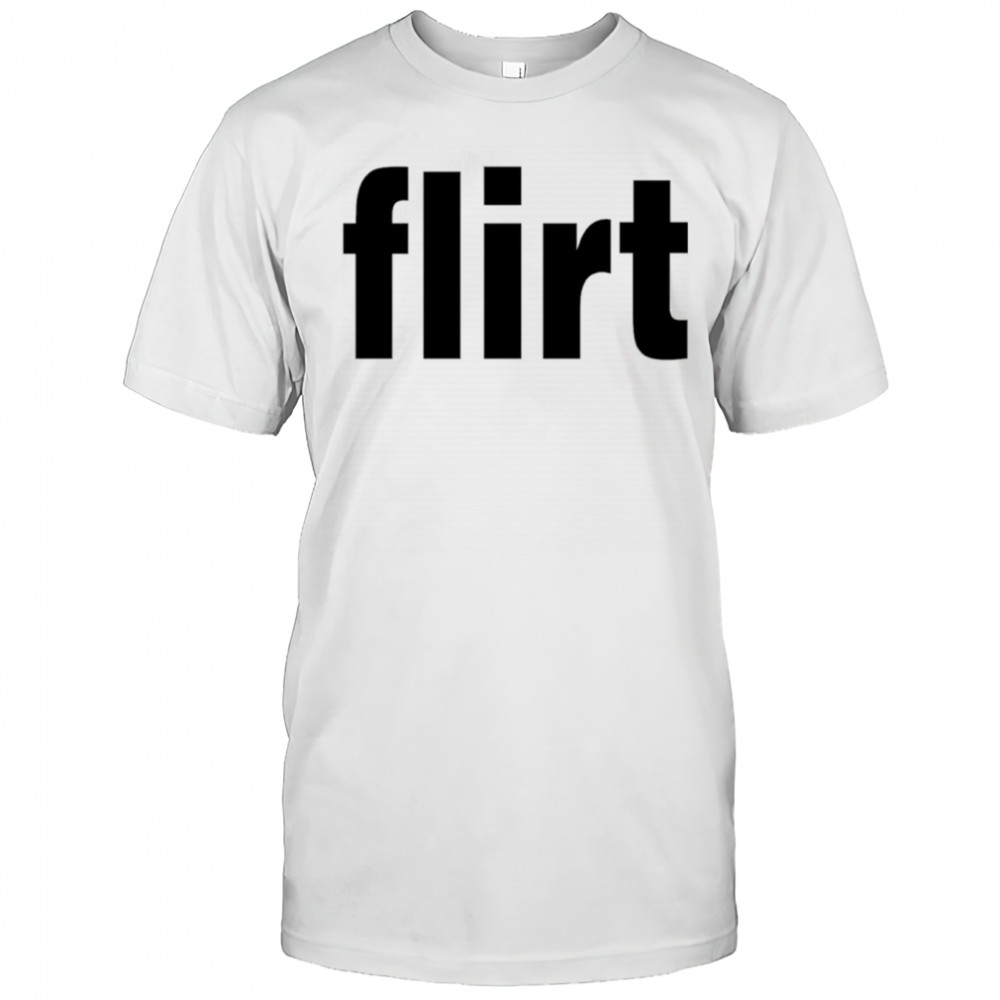 Amelia Dimoldenberg Wearing Flirt shirt