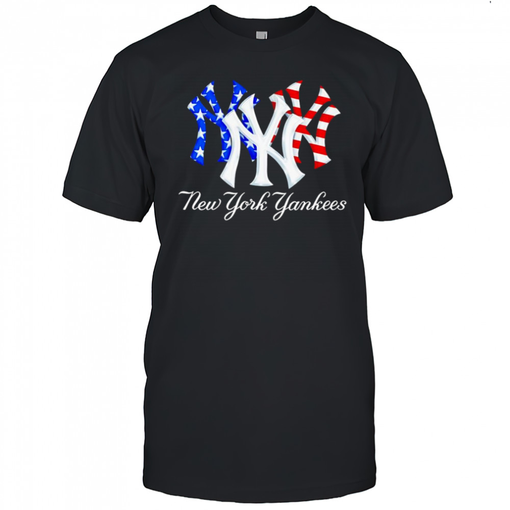 American flag New York Yankees shirt