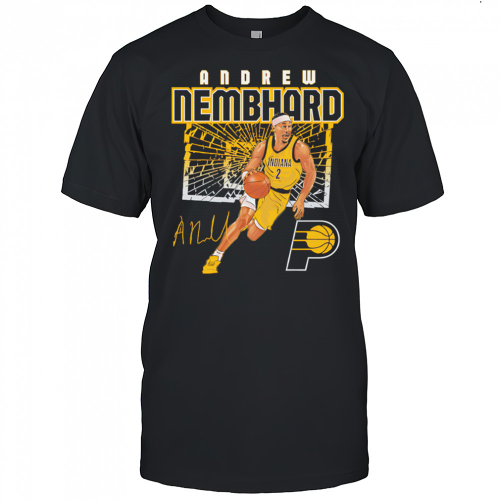 Andrew Nembhard Indiana Pacers Shattered shirt
