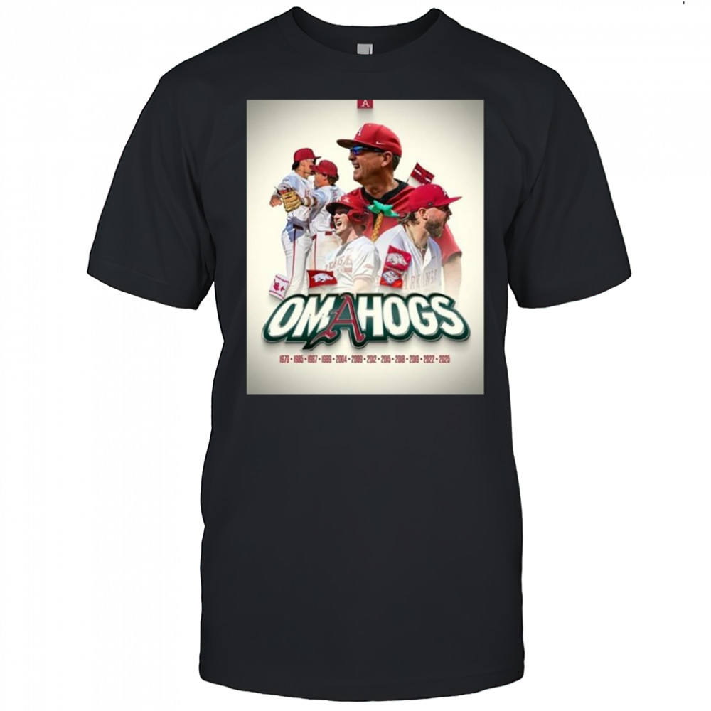 Arkansas Baseball Omahogs 2025 NCAA Super Regional Champions Home Decor Poster T-Shirt