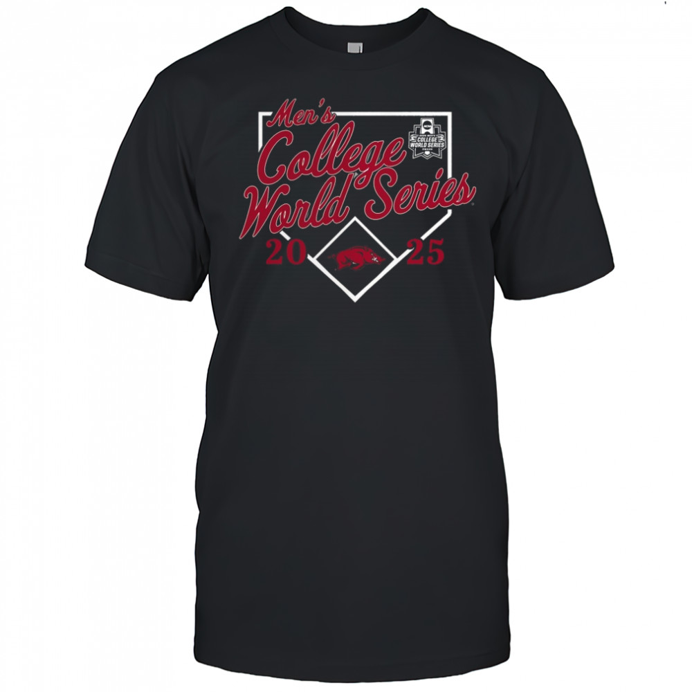 Arkansas Razorbacks 2025 NCAA Baseball Men’s College World Series Bullpen Ace Shirt