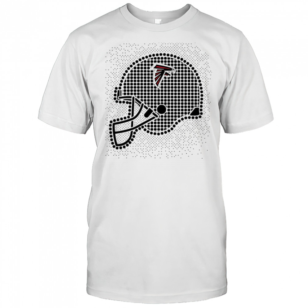 Atlanta Falcons polka dots helmet shirt