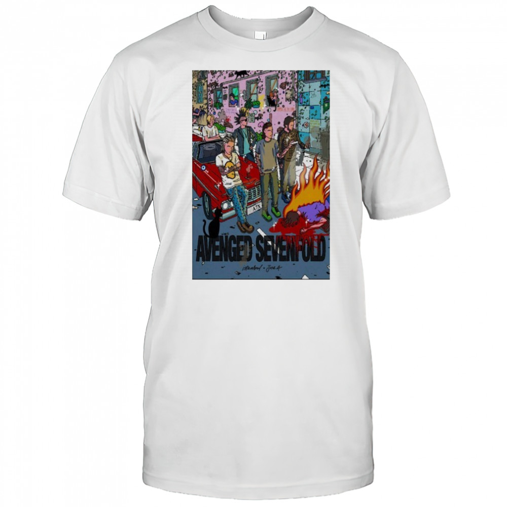 Avenged Sevenfold Life Park 2025 Event Poster shirt