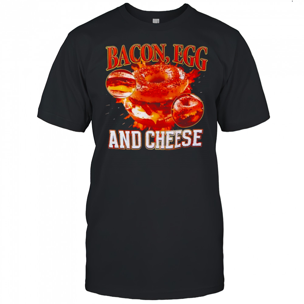Bacon egg and cheese retro shirt