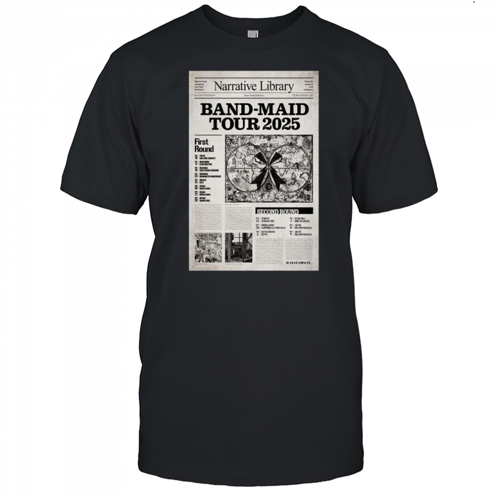 Band Maid Tour 2025 Poster T-Shirt