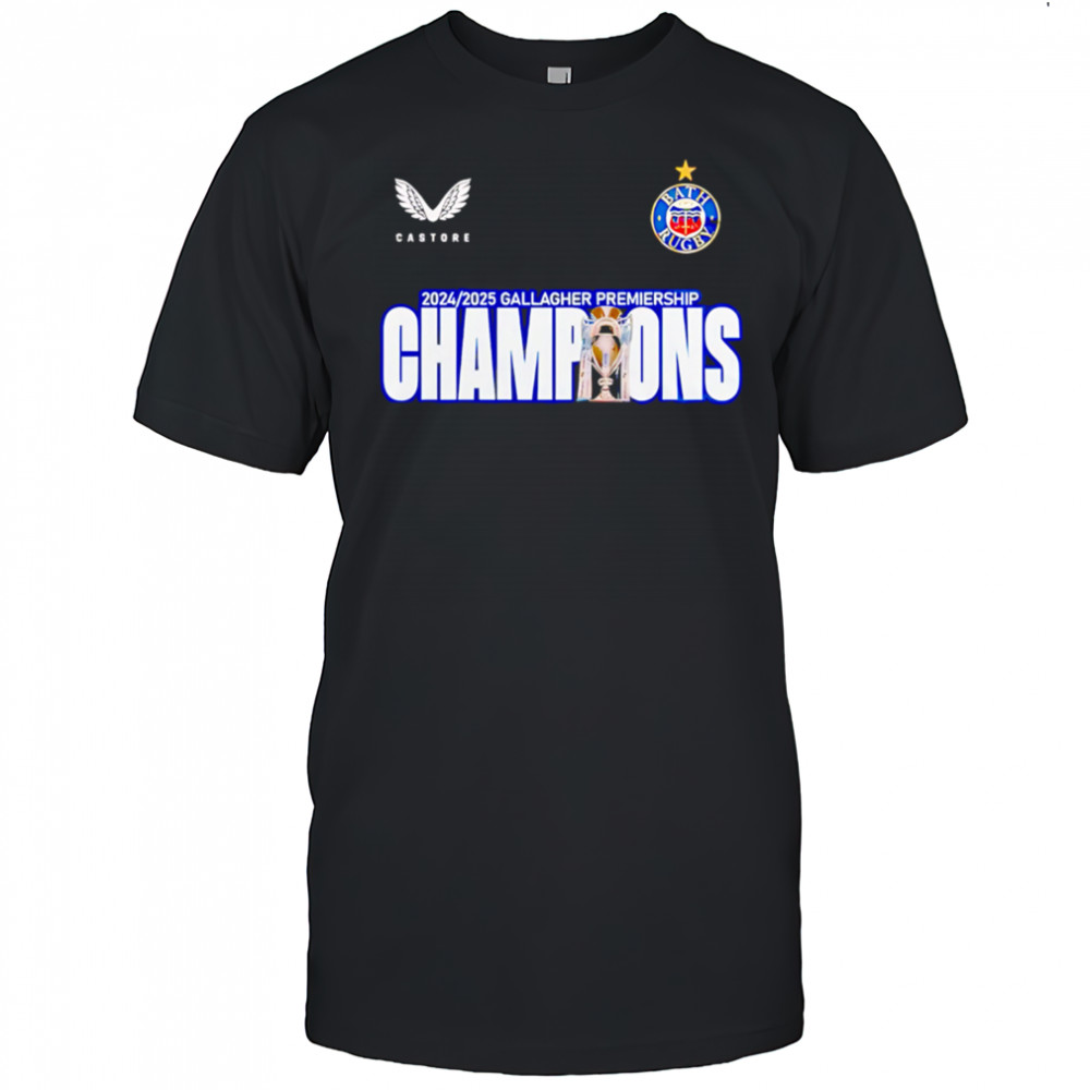 Bath Rugby Premiership Champions 2025 Treble Winners shirt
