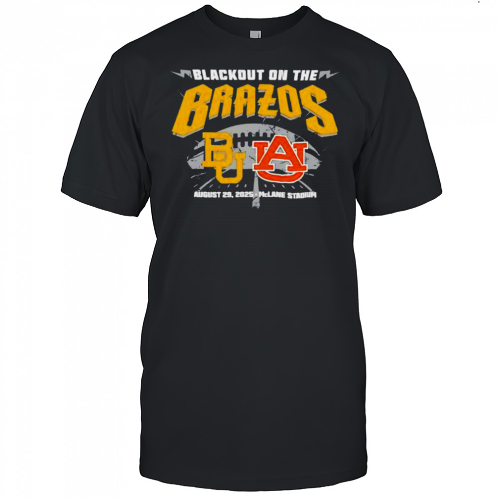 Baylor Bears vs Auburn Tigers Blackout On The Brazos 2025 shirt