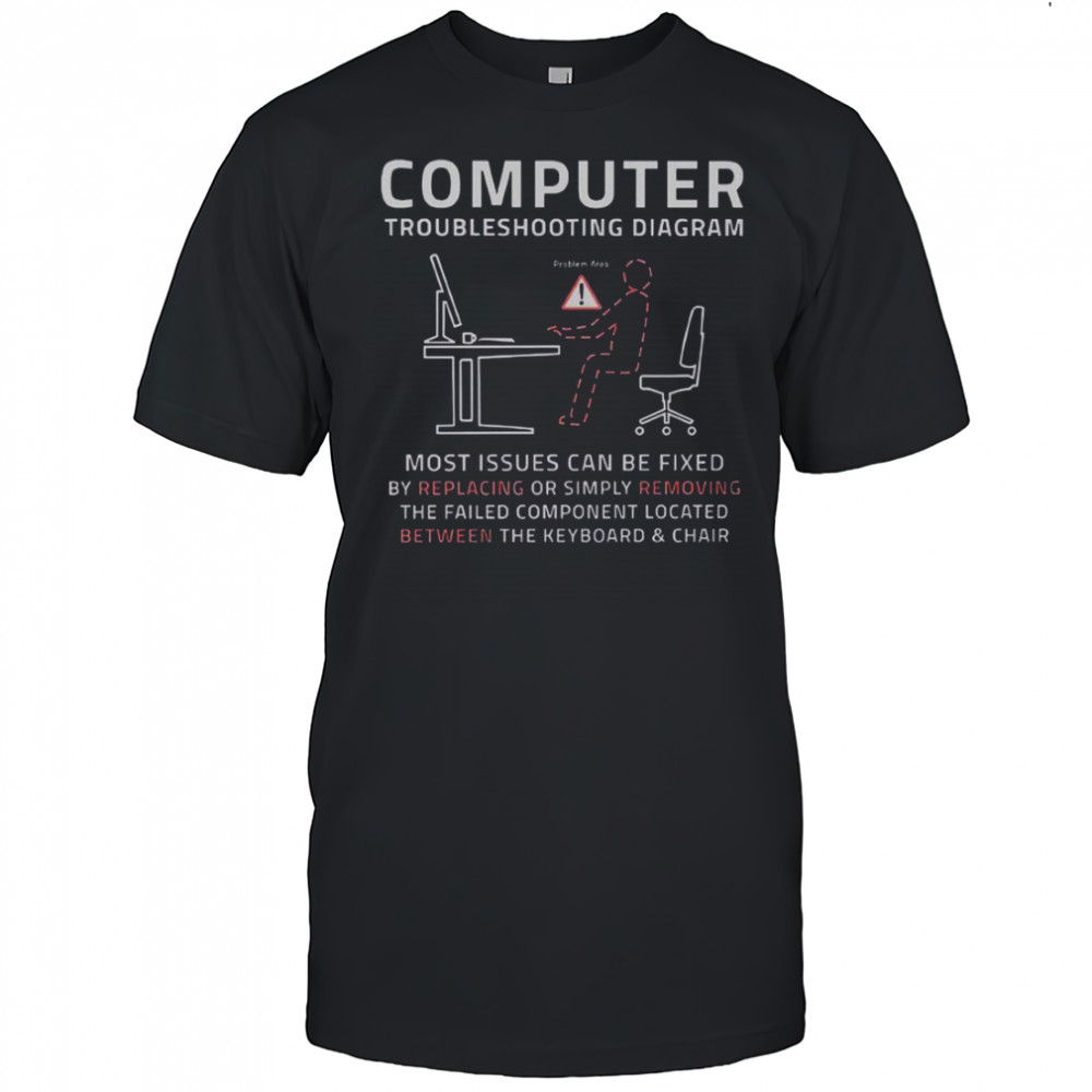 Between The Keyboard Chair T-Shirt