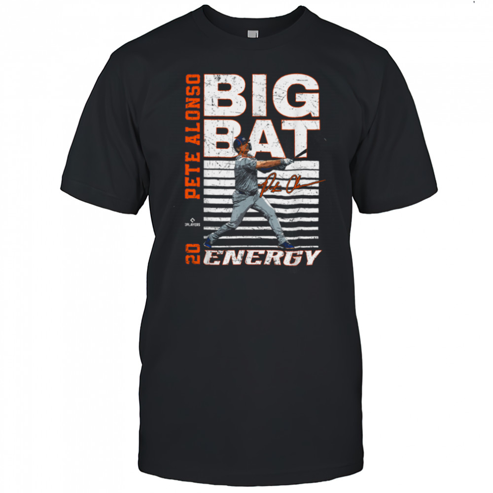 Big Bat Energy Pete Alonso New York Baseball MLBPA T Shirt
