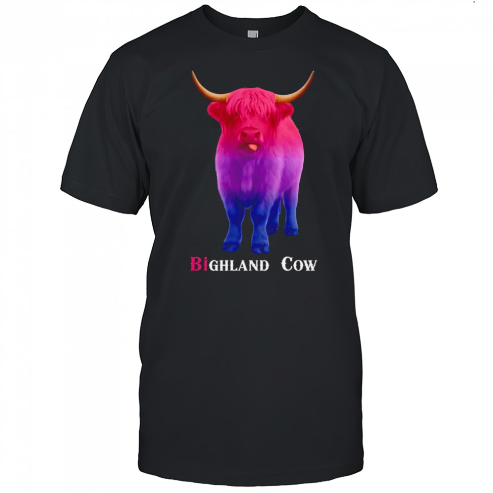 Bighland Cow shirt