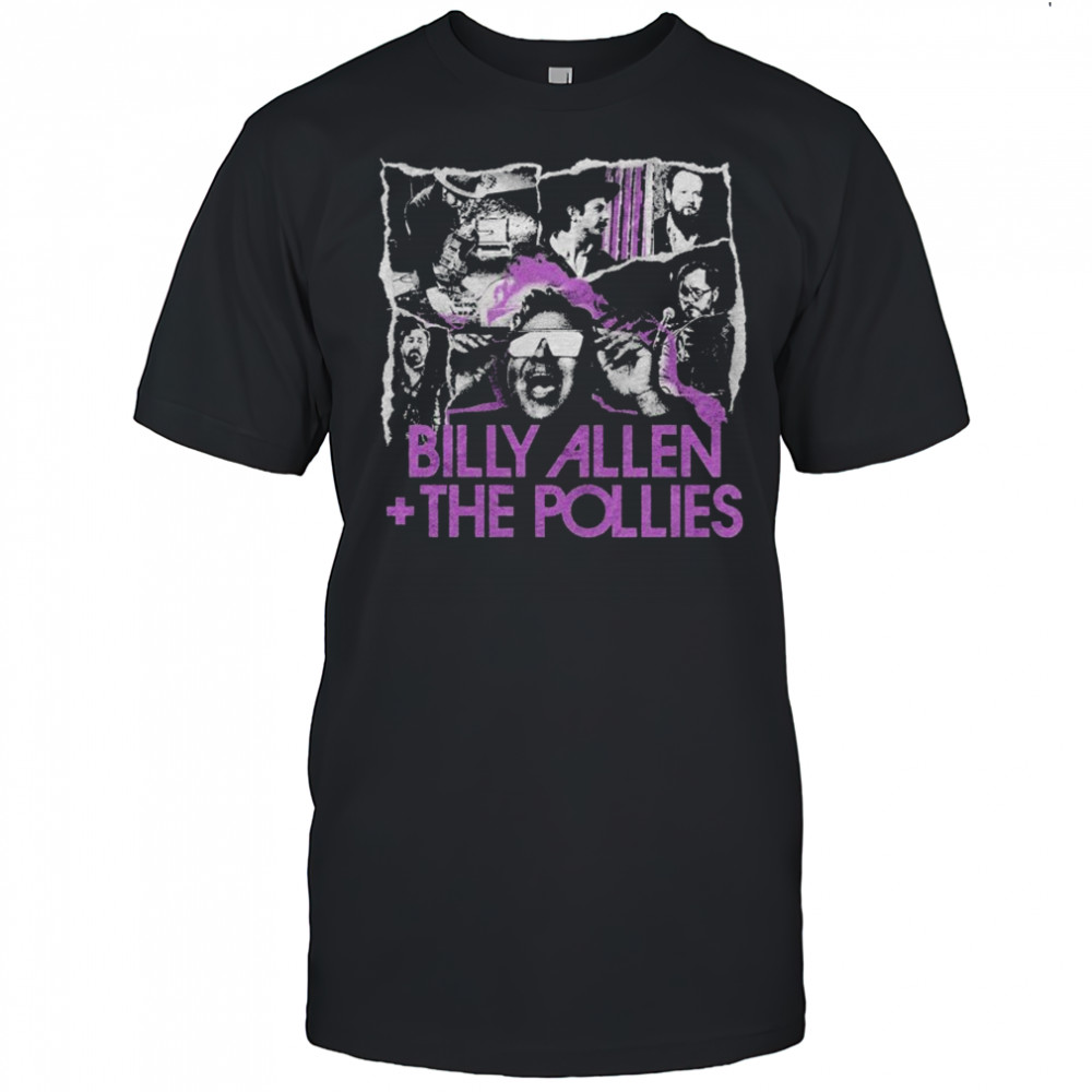 Billy Allen And The Pollies Faces T-shirt
