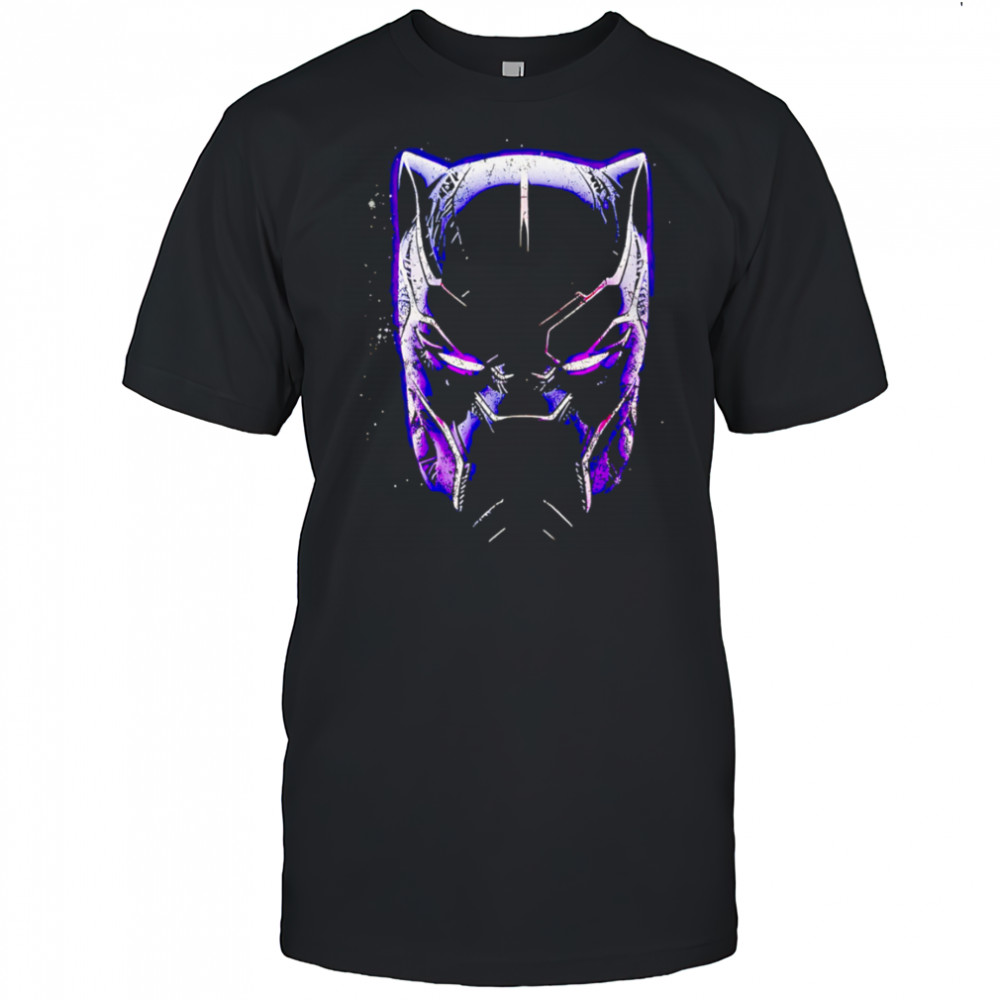 Black Panther mask Marvel shirt