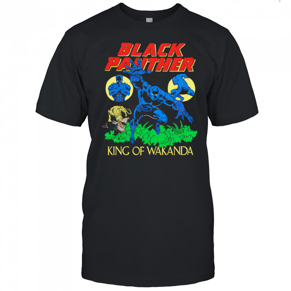 Black Panther The King Of Wakanda superhero shirt