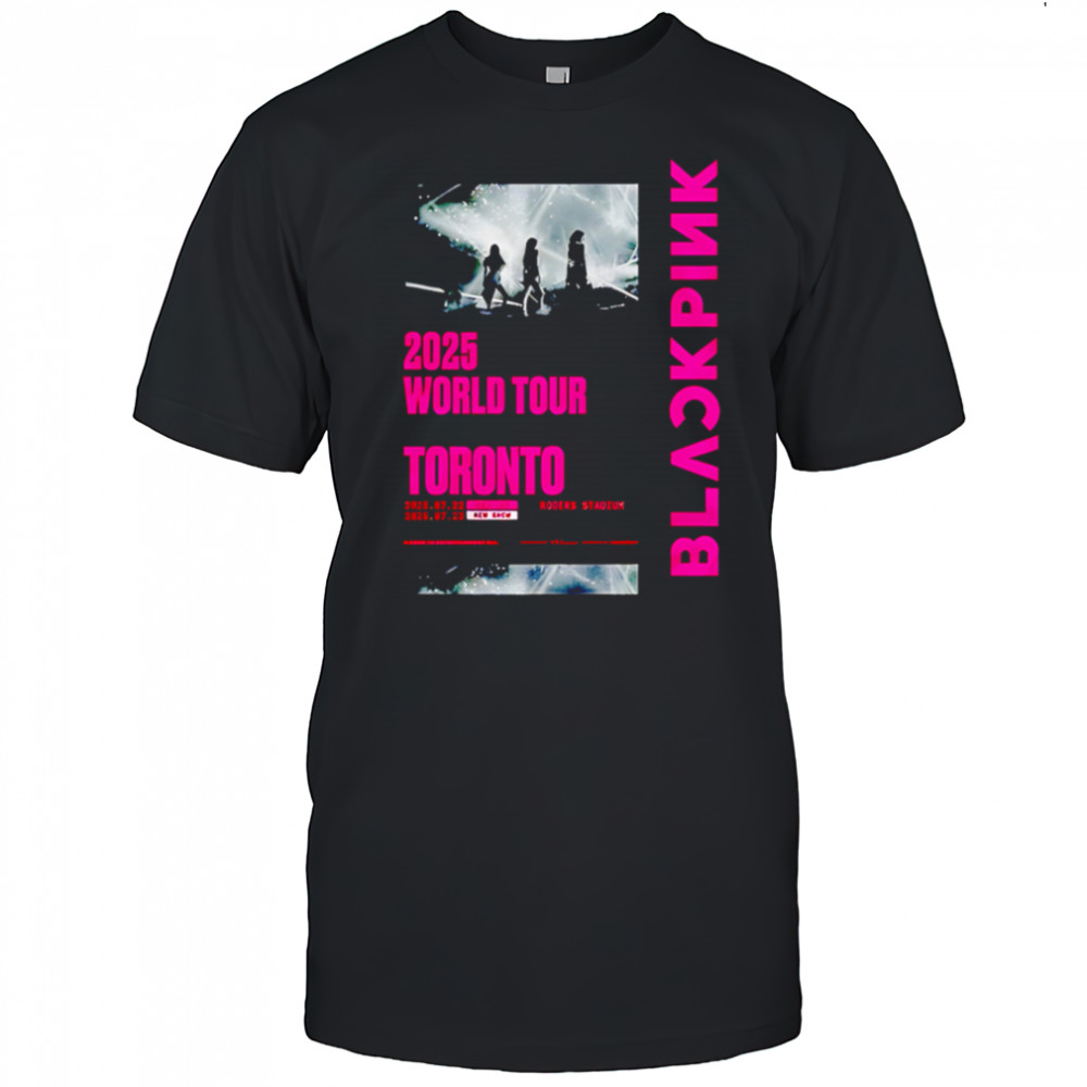 Blackpink 2025 World Tour Toronto Blue Jays shirt