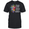 Blessed By God Loved By Jesus Flowers Cross Christian Women shirt