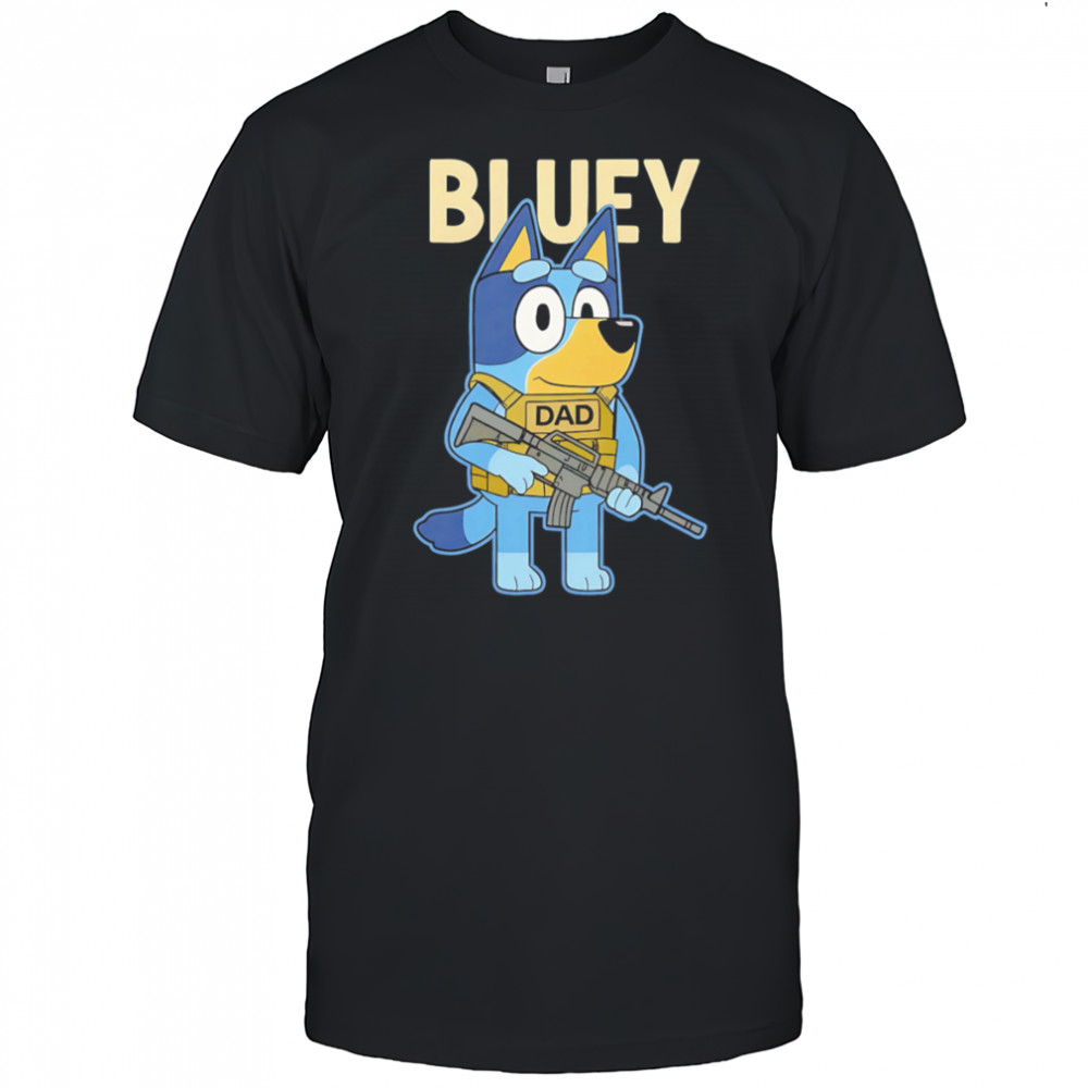 Bluey Military Tactical Dad shirt