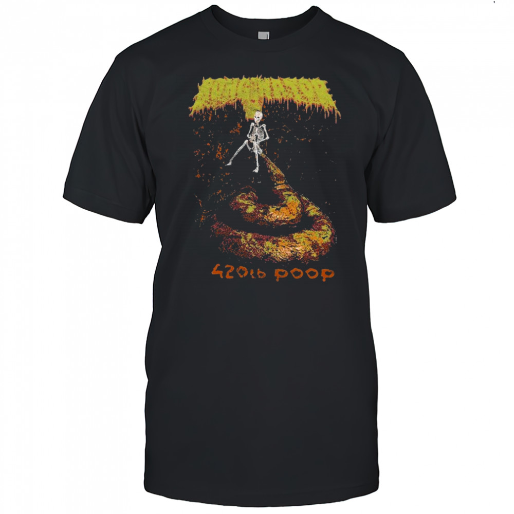 Bonginator 420lb Poop Skeleton T-Shirt