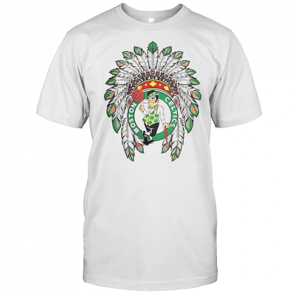 Boston Celtics Native American Logo T-Shirt