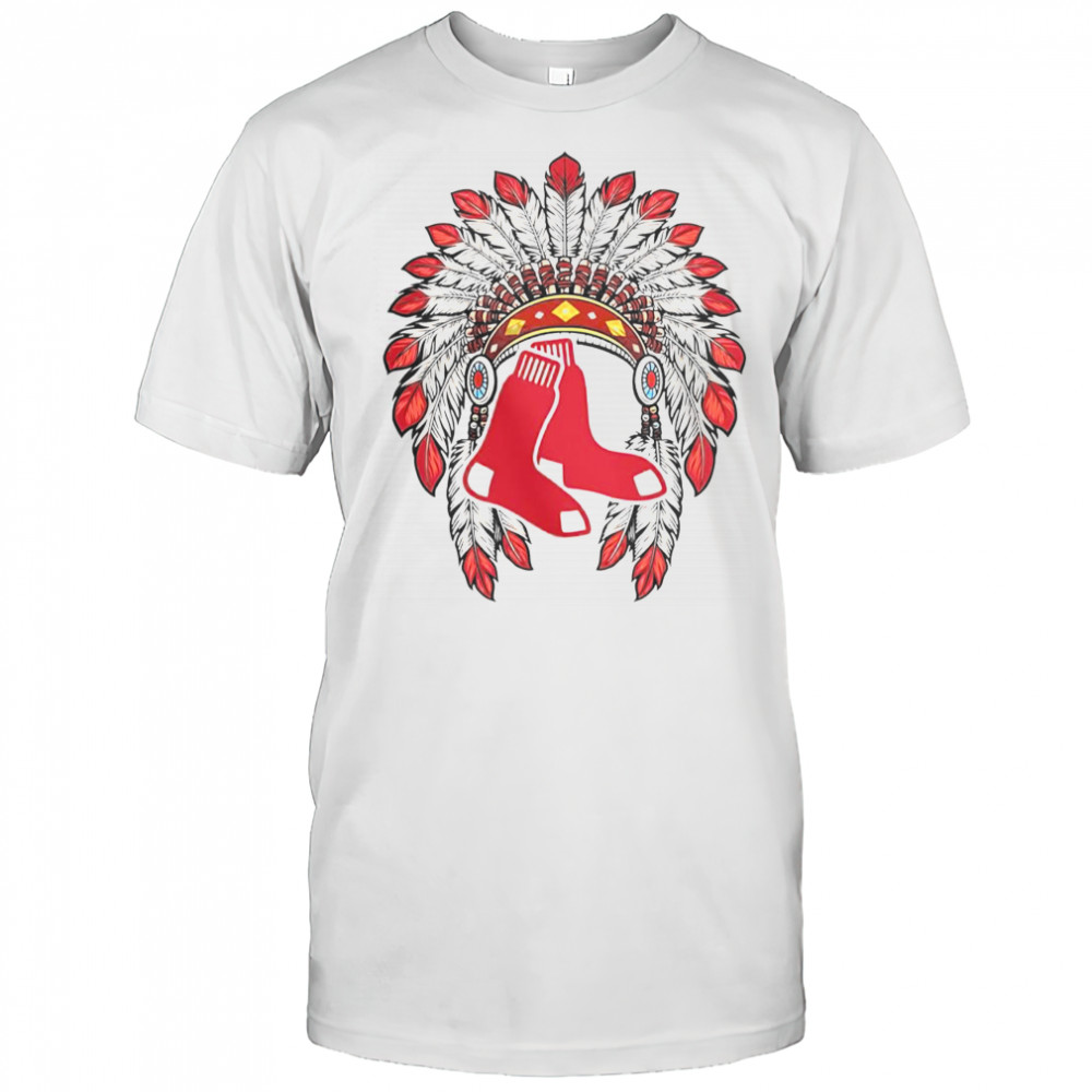 Boston Red Sox Native American Logo T-Shirt