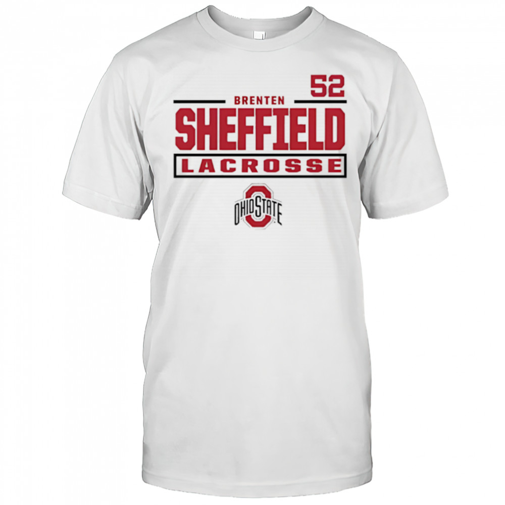 Brenten Sheffield Ohio State Buckeyes Lacrosse 52 shirt