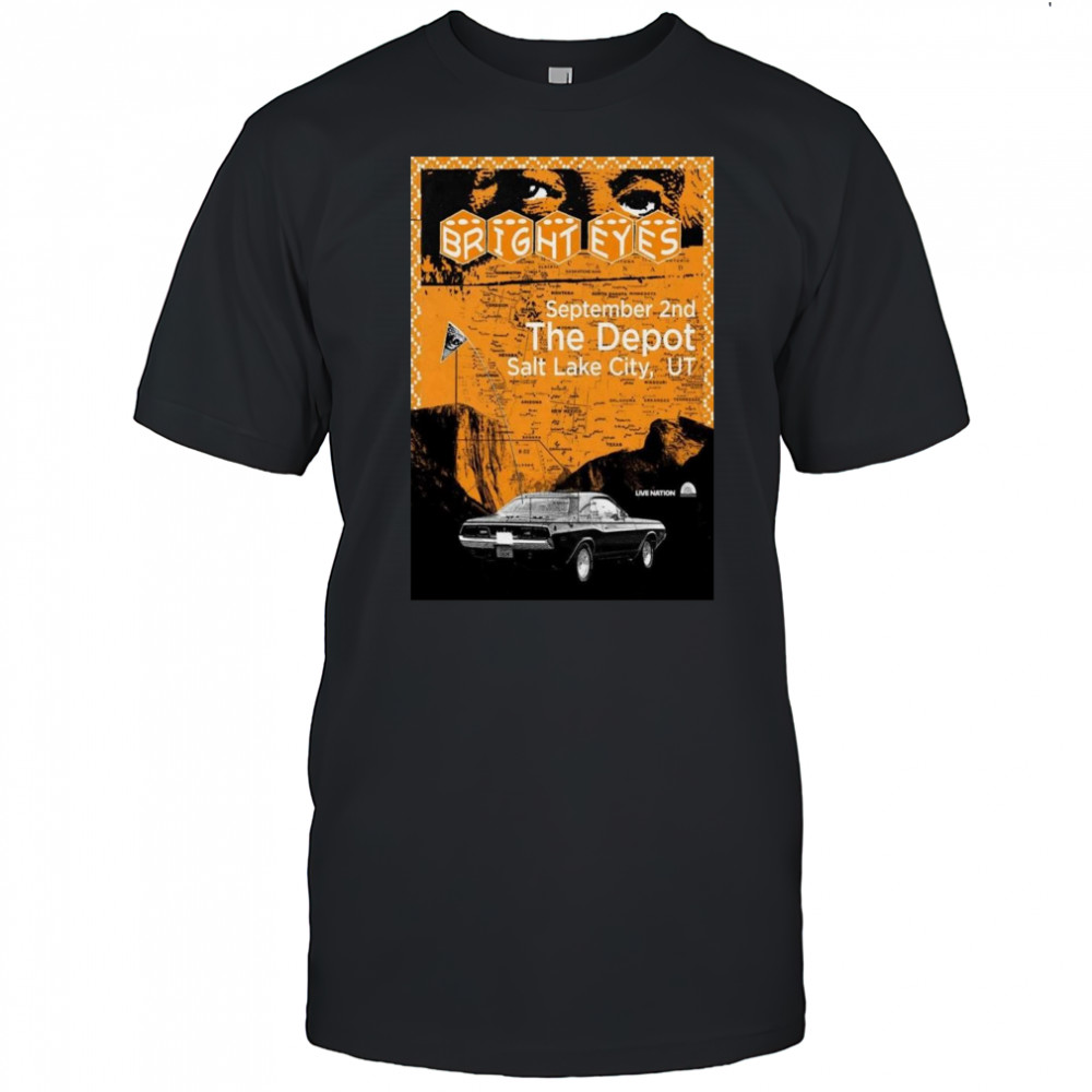 Bright Eyes The Depot In Salt Lake City UT Sept 2 2025 Shirt