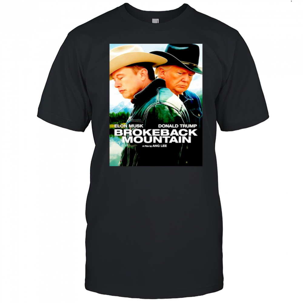 Brokeback Mountain Elon And Trump Cowboy Hat shirt