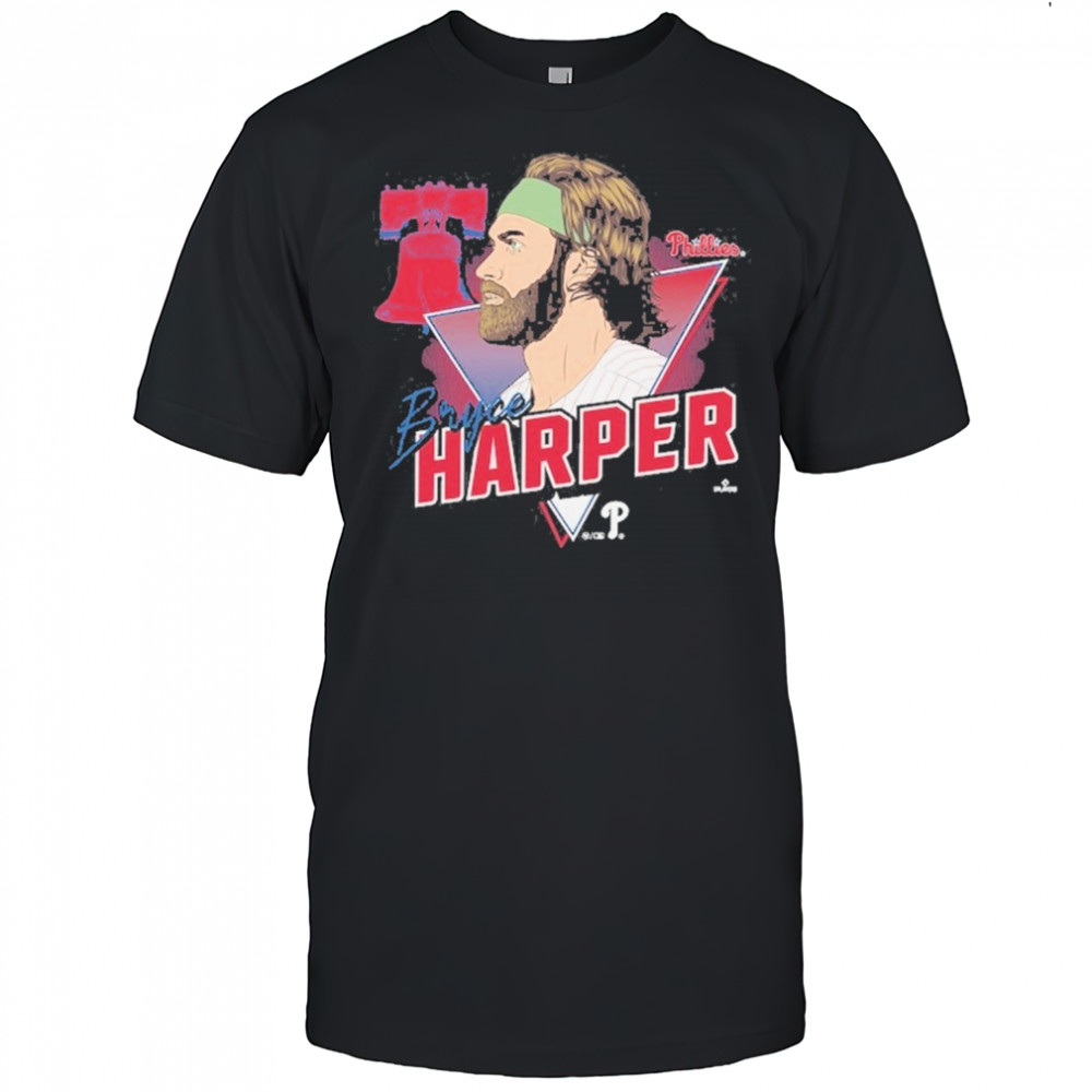 Bryce Harper Philadelphia Phillies ’47 Player Caricature Franklin T-Shirt