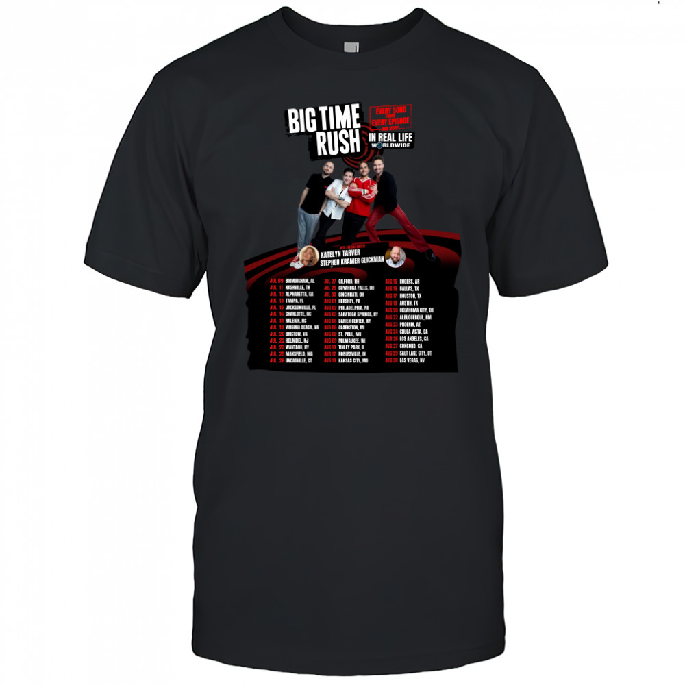 BTR Big Time Rush 2025 Tour T-Shirt