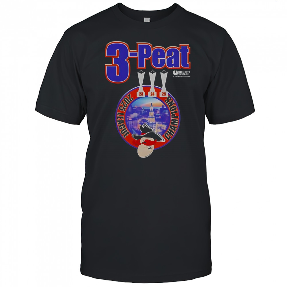 Buffalo Bandits 3 Peat 2025 League Champions T-Shirt