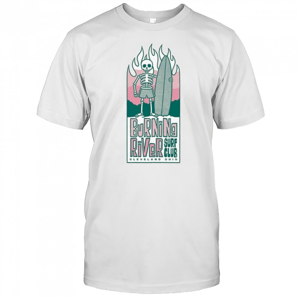 Burning River Surf Club Skeleton T-shirt