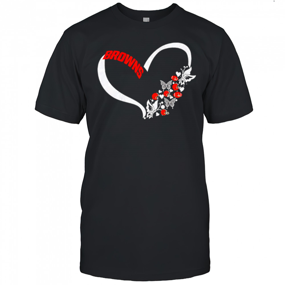 Butterflies in my stomach Cleveland browns NFL shirt