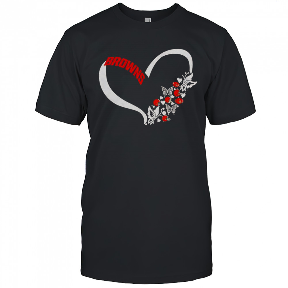 Butterflies In My Stomach Cleveland Browns NFL T-Shirt