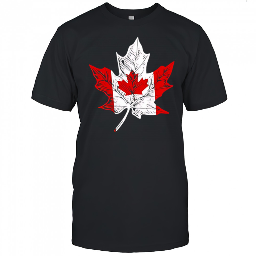 Canada flag graphic shirt