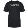 Cansin kokturk wearing palestine tape shirt