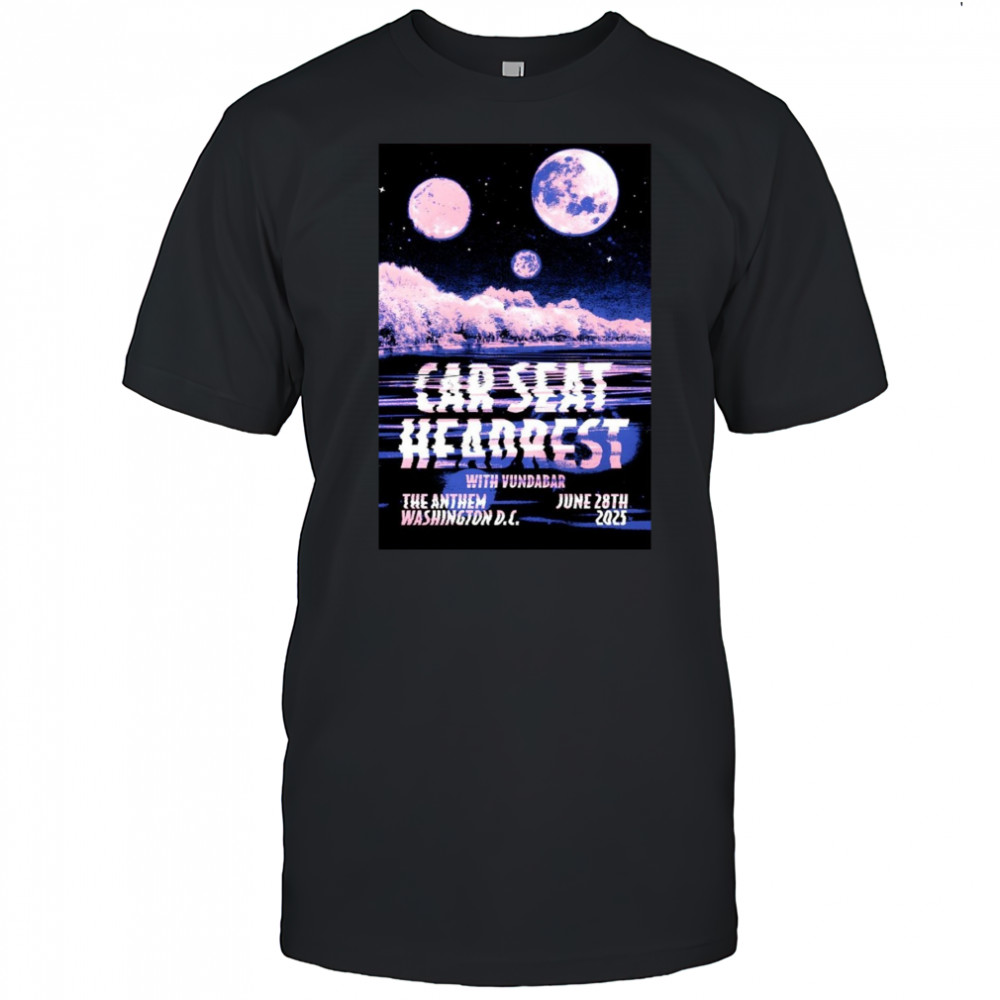 Car Seat Headrest June 28 2025 The Anthem Washington Dc Poster T-Shirt