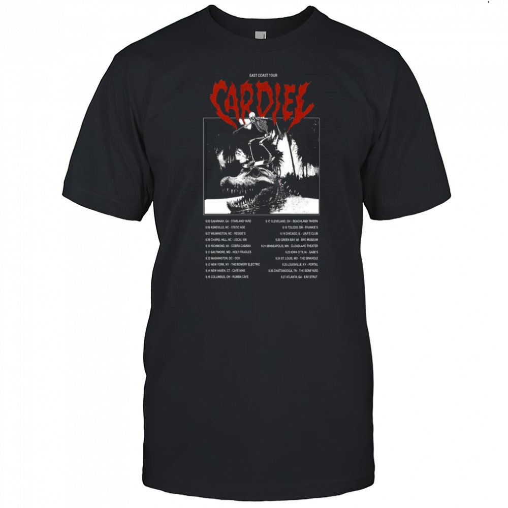 Cardiel East Coast Tour 2025 Poster T-Shirt
