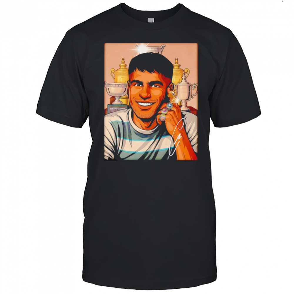 Carlos Alcaraz Roland Garros Champion shirt