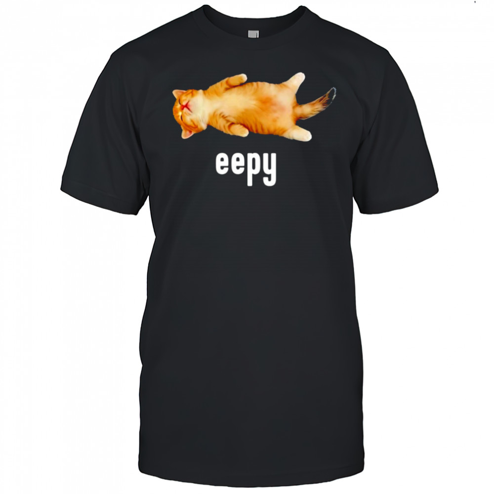 Cat sleeping eepy shirt