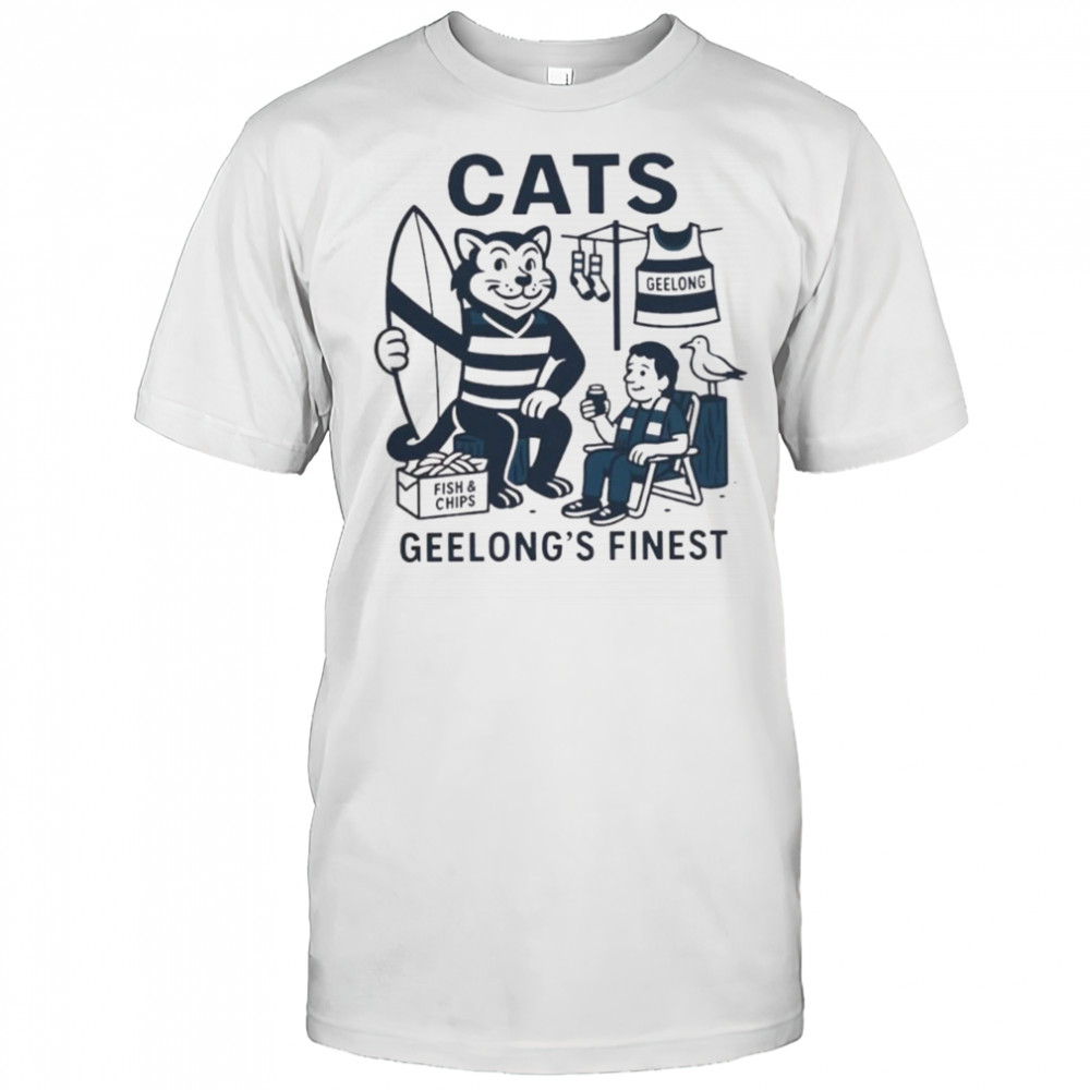 Cats Geelong’s finest cartoon shirt