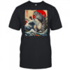 Catzilla Cat Japanese Art Funny Cat Gifts For Men Women Kids T Shirt