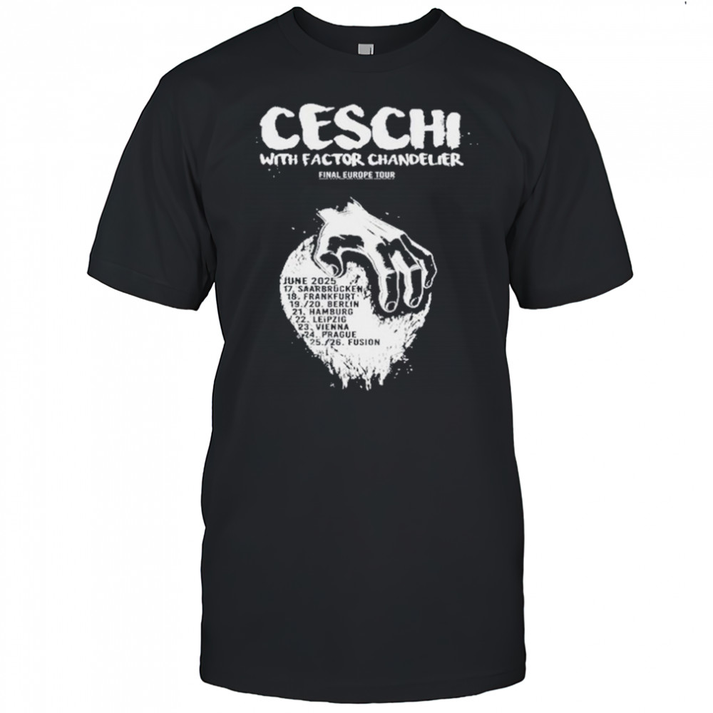 Ceschi Final Europe 2025 Tour T-Shirt