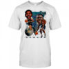 Charlotte Hornets LaMelo Ball Muggsy Grant Williams Larry caricature cartoon retro shirt