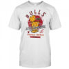 Chicago Bulls NBA Champions 6 Double Triple Chicago golden trophy shirt