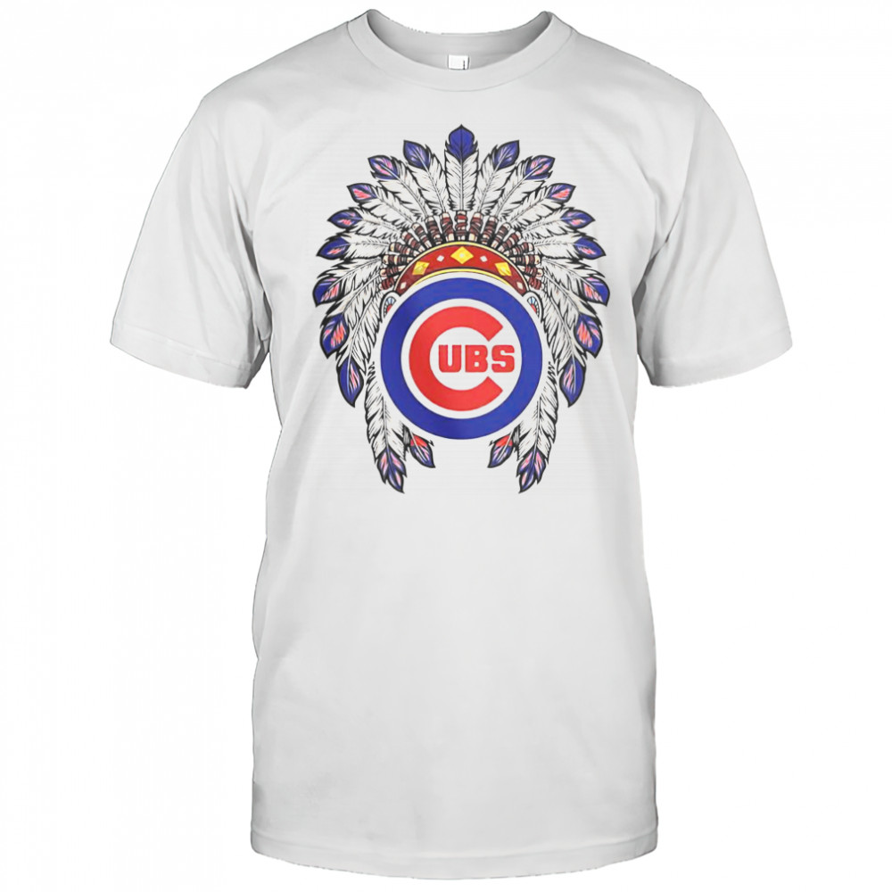Chicago Cubs Native American Logo T-Shirt