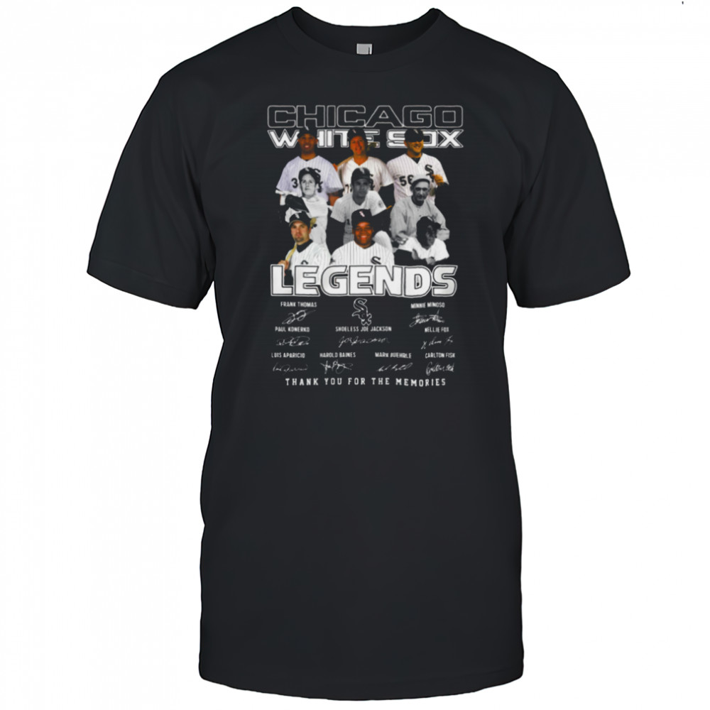Chicago White Sox Legends Thank you For The Memories T Shirt