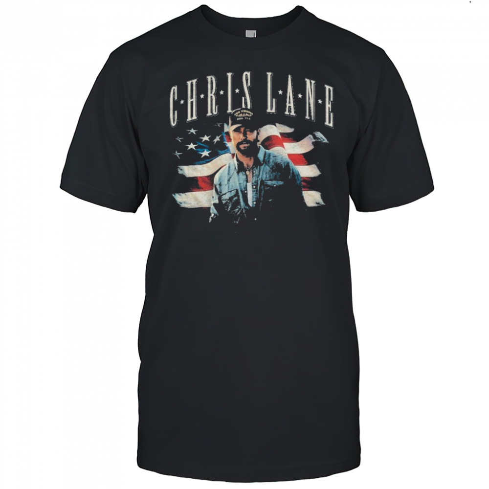 Chris Lane American Flag T-shirt