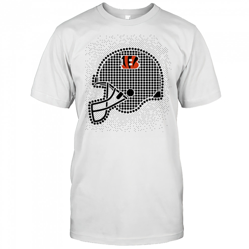 Cincinnati Bengals polka dots helmet shirt